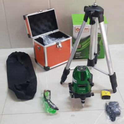 Máy cân mực laser 5 tia xanh Akuza AK 686D