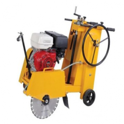 Máy cắt bê tông, lưỡi 350, động cơ xăng có bánh đẩy