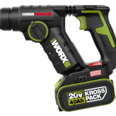 Máy khoan búa dùng pin Li-ion 20V WU380S.2 – Worx Green