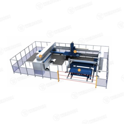 Đột CNC kết hợp cấp dỡ phôi 1 phía