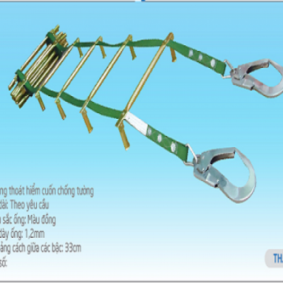 Thang Thoát Hiểm Cuốn 2 móc. 